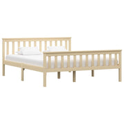 Giroletto Legno Chiaro in Legno Massello di Pino 160x200 cm  cod mxl 61337