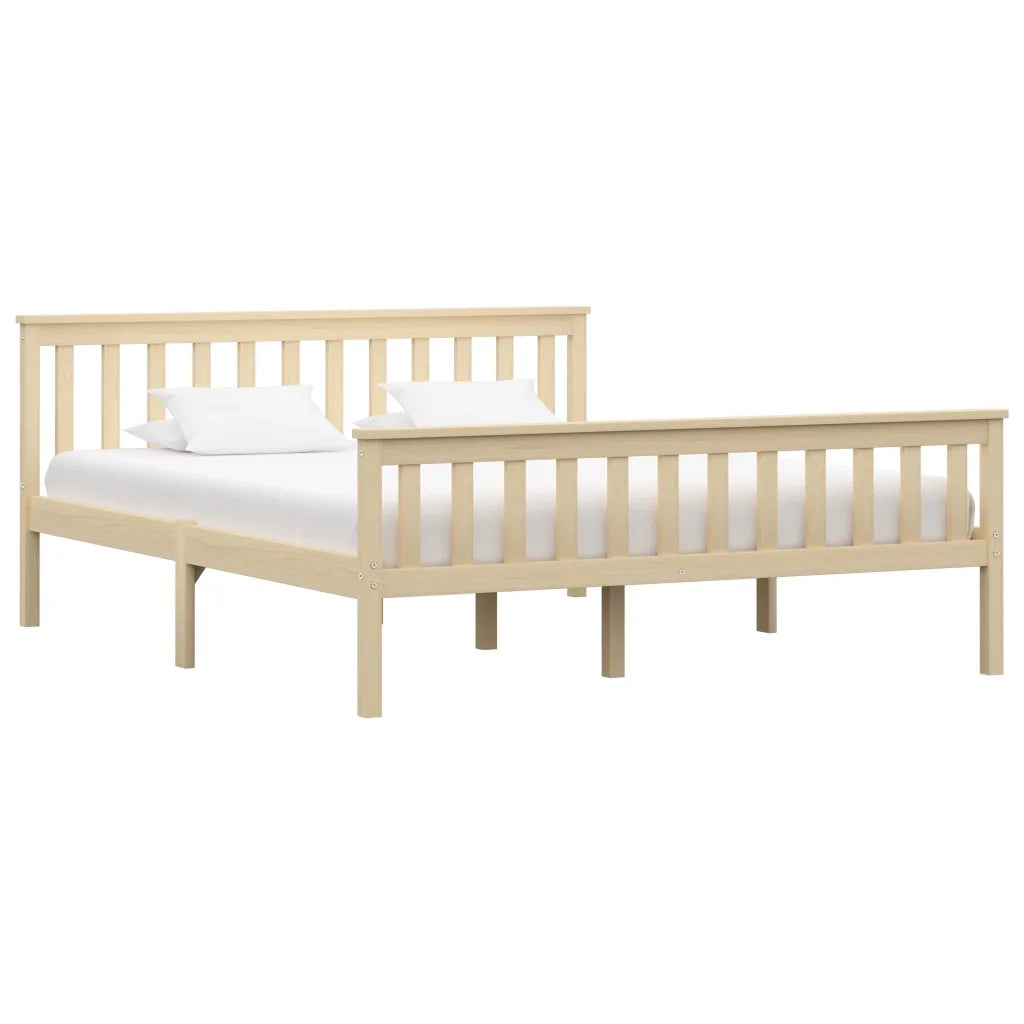 Giroletto Legno Chiaro in Legno Massello di Pino 160x200 cm  cod mxl 61337