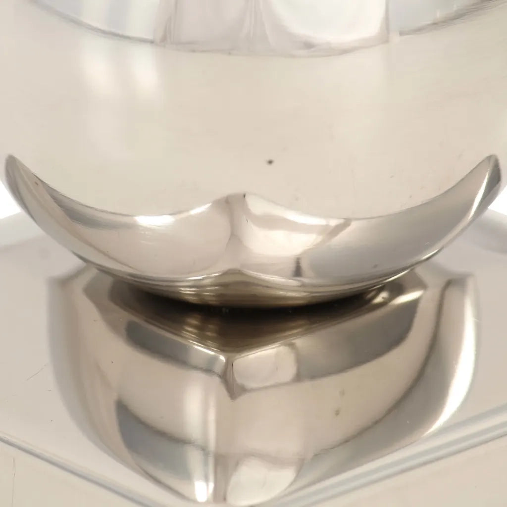 Tappi per Pali 6 pz Estremità a Globo in Acciaio Inox 81x81 mm 145494