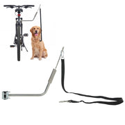 Supporto Bicicletta per Cane 180 cm ¨C zephmum ¨C Acciaio Inox, Argento
