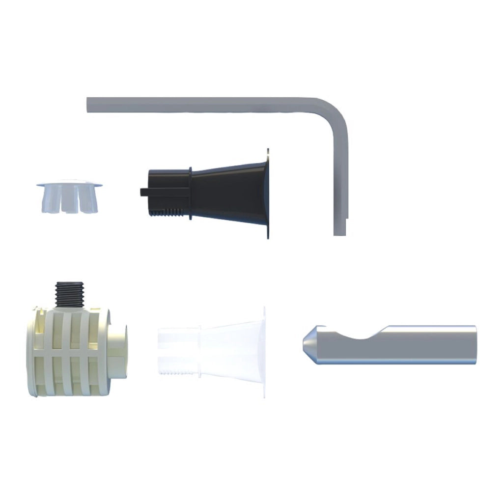 Fissaggio sanitari sospesi wc e bidet  Per installazione con accesso da sotto.  Fischer italia s.r.l.