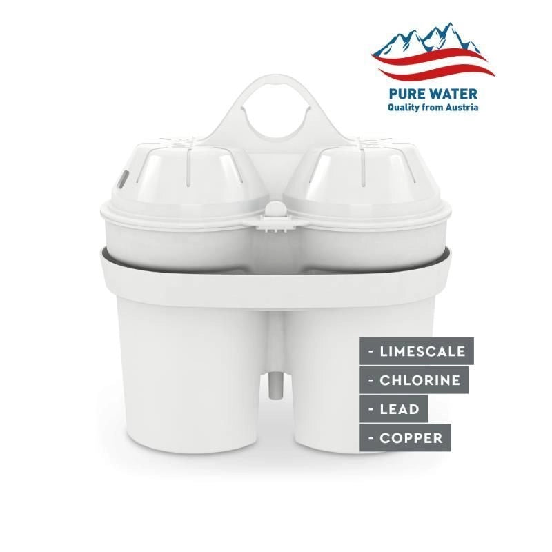 BWT soft_extra_kartuschen_parent SOFT FILTERED WATER EXTRA Cartuccia Filtrante Riduzione Cloro Calcio e Metalli Pesanti Fino a 120 Litri Colore Bianco