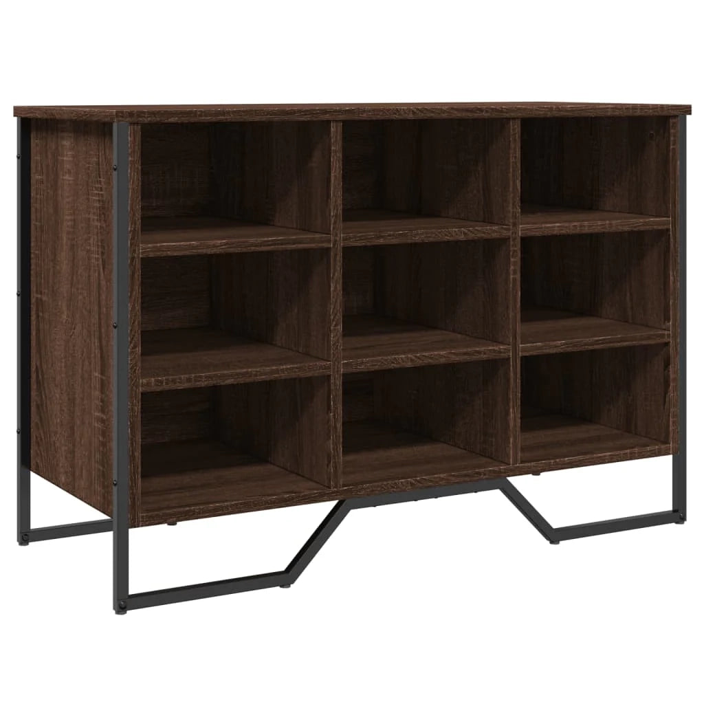 Scarpiera mobiletto portascarpe mobile per ingresso/corridoio/soggiorno 90 x 38 x 61,5 cm legno ingegnerizzato marrone 02_0021665