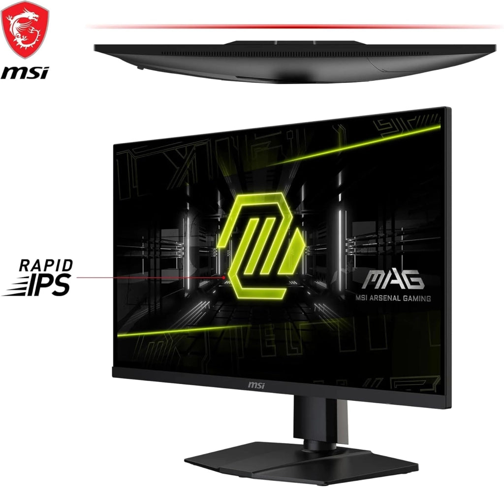 MAG 274UPF E2 Monitor Gaming 27" 4K UHD - Rapid IPS (3840 x 2160), 160Hz / 0,5 ms (GtG), Frameless, Certificazione VESA DisplayHDR 400 - DP, HDMI, USB Type-C