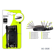 Trade Shop - Kit Chiavi 16in1 Strumento Attrezzi Multiuso Riparazione Bici Bicicletta Xc-2528 -