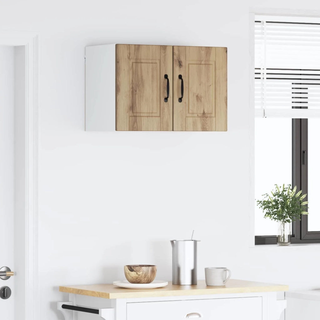 Armadietto a muro PORTO 2 pcs Rovere artigianale 885224