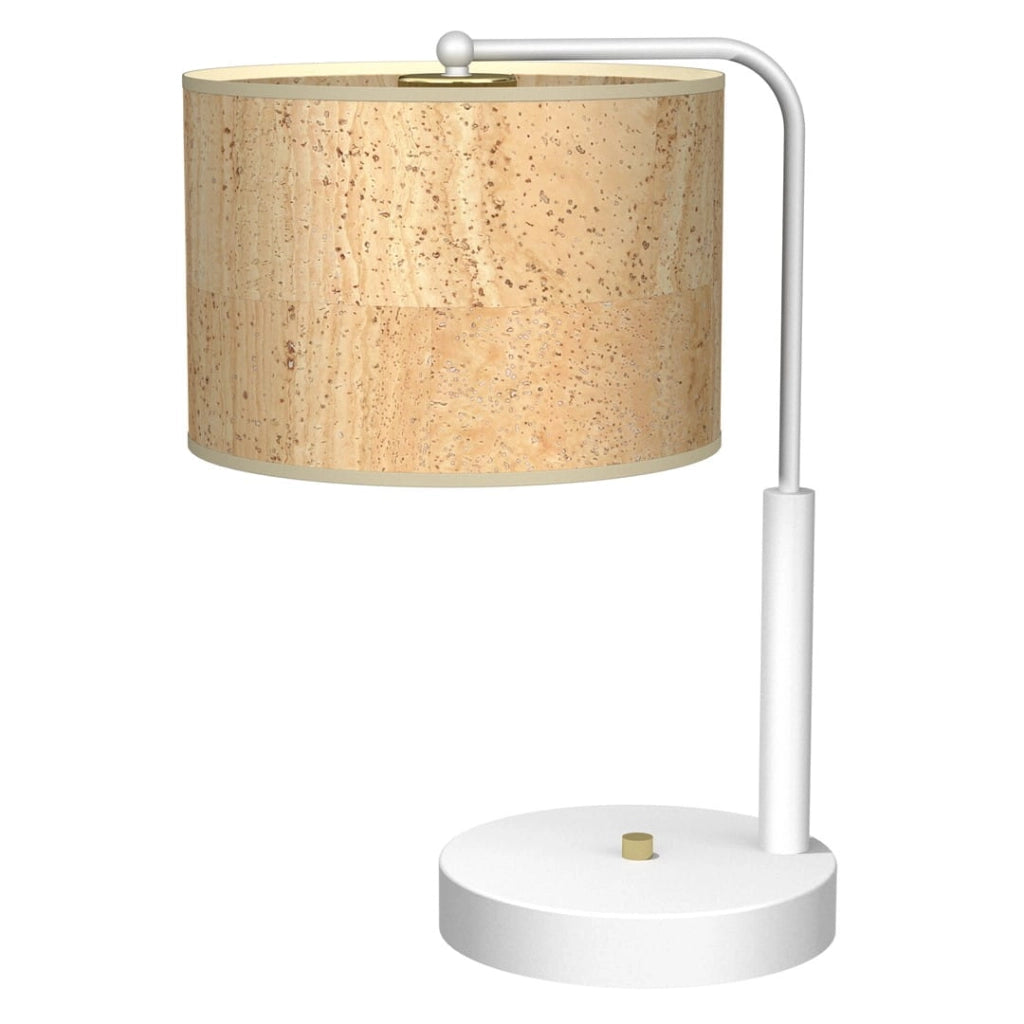 Lampada da tavolo Milagro CORK bianco/sughero 1xE27 60W