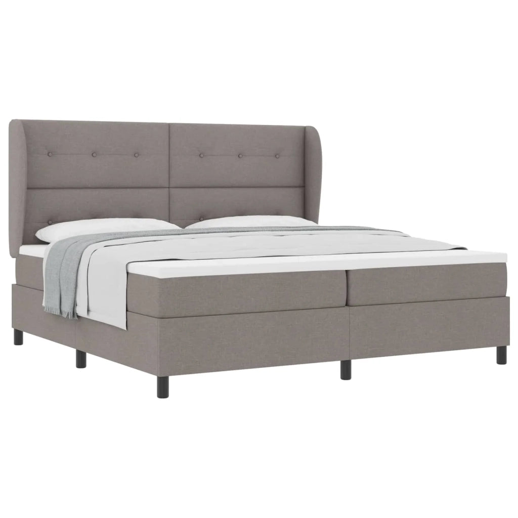 Letto a molle con materasso Talpa 200 x 200 cm Tessuto 3340589