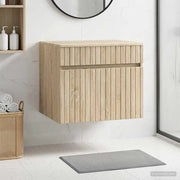 Mobiletto da Bagno a Muro Rovere Sonoma 59 x 44,5 x 50 cm 890634