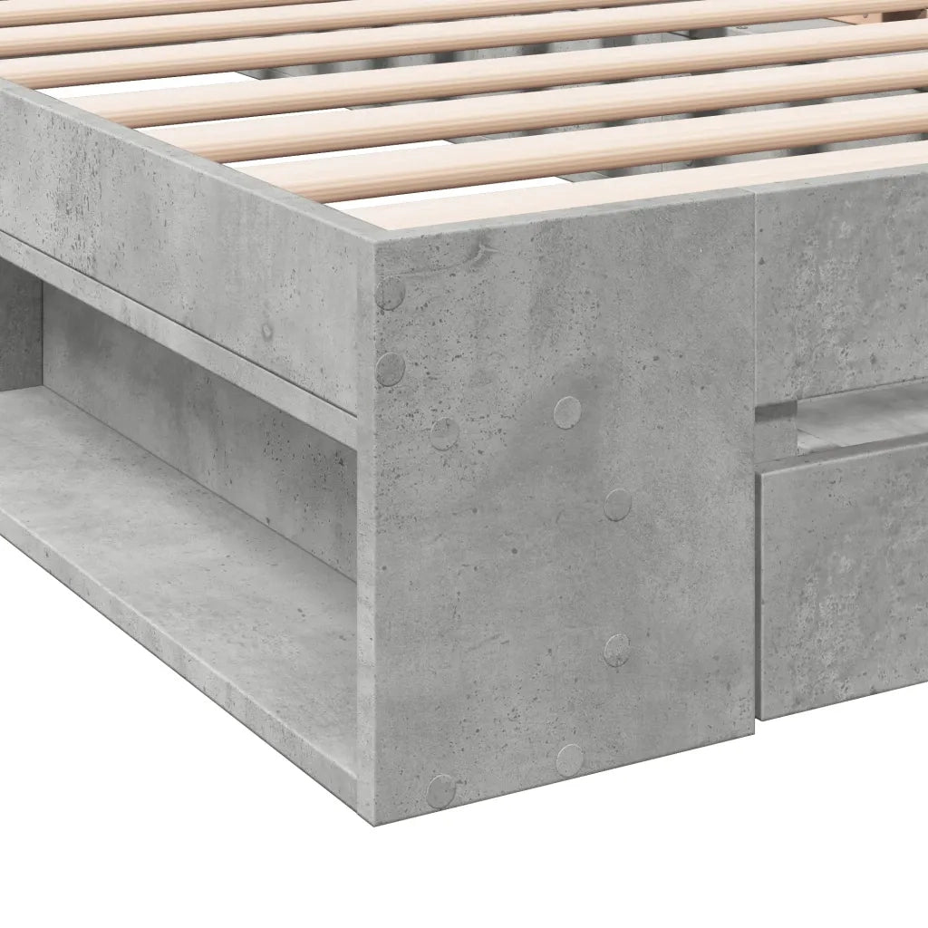 Giroletto Cassetto Grigio Cemento 90x200 cm Legno Multistrato 3280800