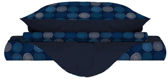 Copripiumino Singolo con Stampa sul Sacco e Federe Doubleface Ipnotic