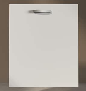 Anta per mobili in Legno nobilitato Compresa di Maniglia e Cerniere 72x40 BIANCO