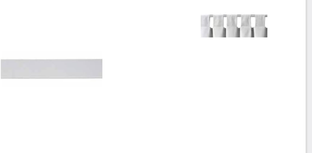 Fettuccia TORRETTE - Fascia Per Tende - Nastro Trasparente Vendita al metro lineare