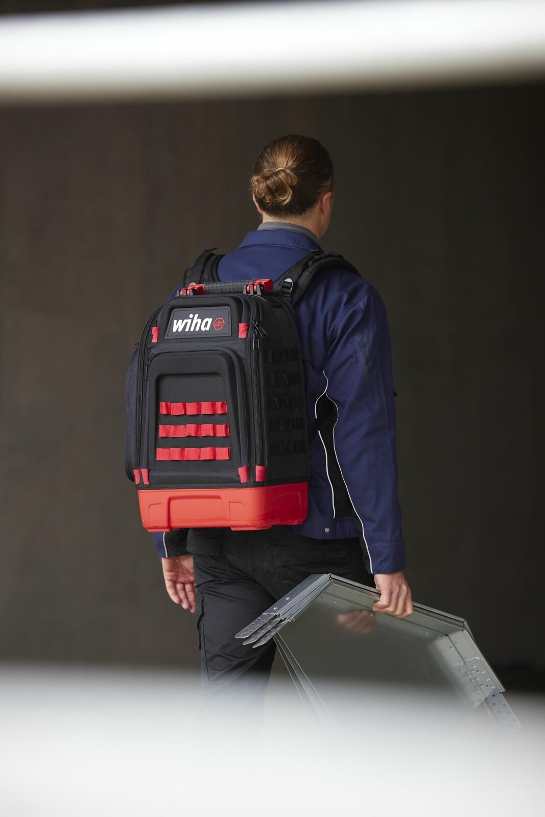 Wiha 45529 cassetta per attrezzi Nero, Rosso