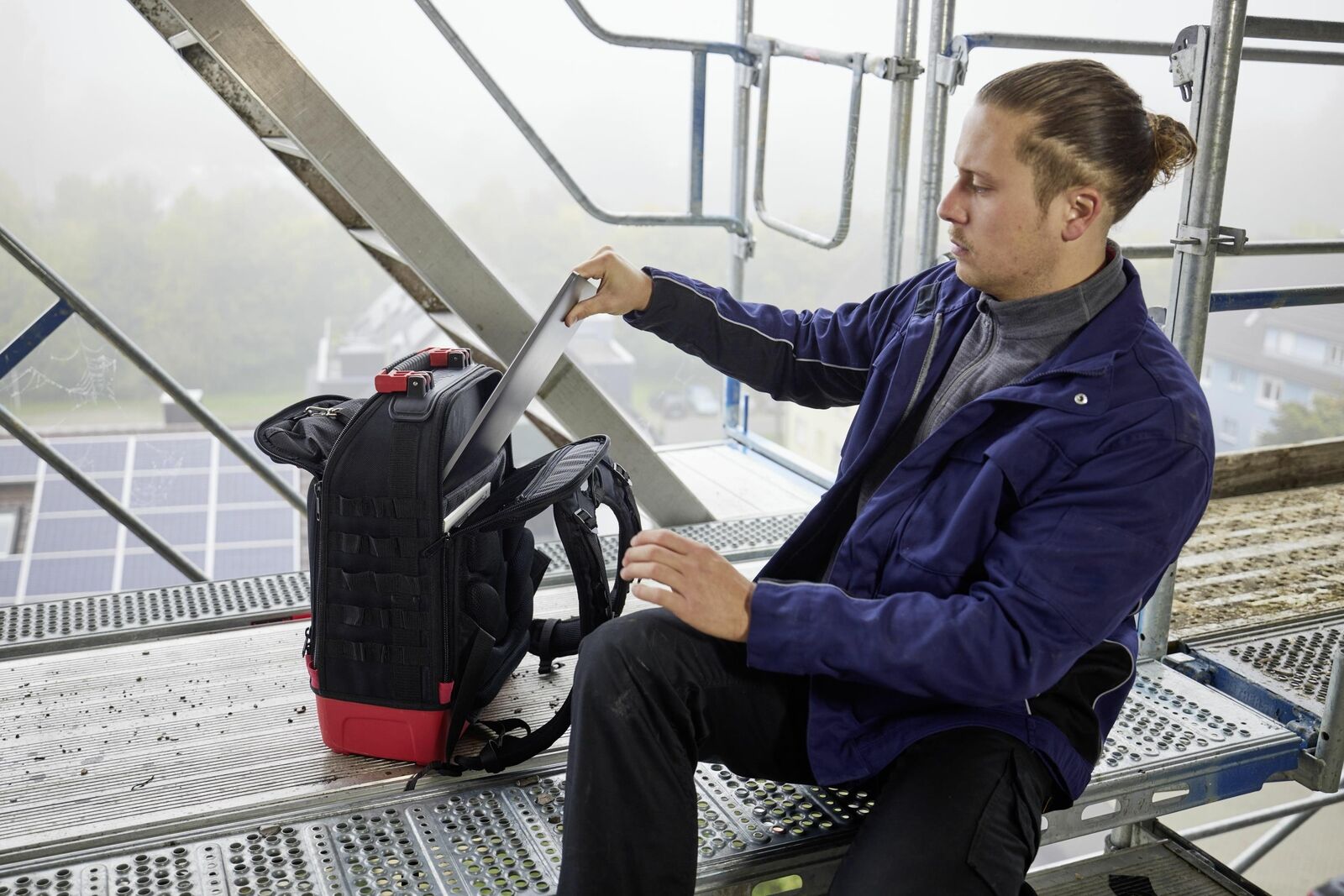 Wiha 45529 cassetta per attrezzi Nero, Rosso