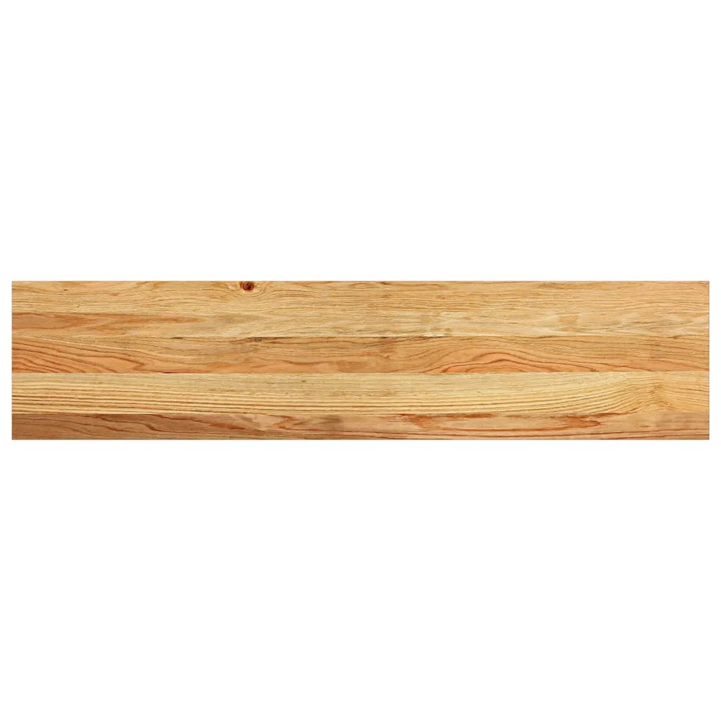 Davanzali 2 pz Marrone Chiaro 110x25x2cm Legno Massello Rovere CFW3147489