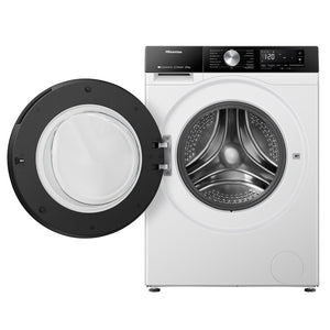 Hisense WD3S8043BW3 lavasciuga Libera installazione Caricamento frontale Bianco D