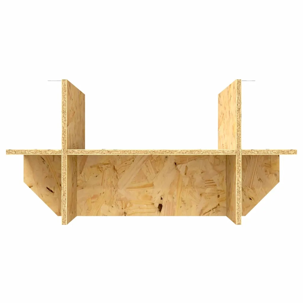 Base per Terrario con lo scaffale Marrone 60 x 30 x 50 cm OSB CFW7121144