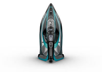 Tefal Ultimate Pure FV9844 Ferro da stiro a secco e a vapore Piastra Durilium Autoclean 3200 W Nero, Blu