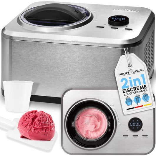 ProfiCook PC-ICM 1268 Gelatiera compressore 1,5 L 150 W Acciaio inox