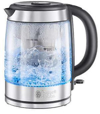 Russell Hobbs Clarity bollitore elettrico 1,5 L 2200 W Acciaio inox, Trasparente