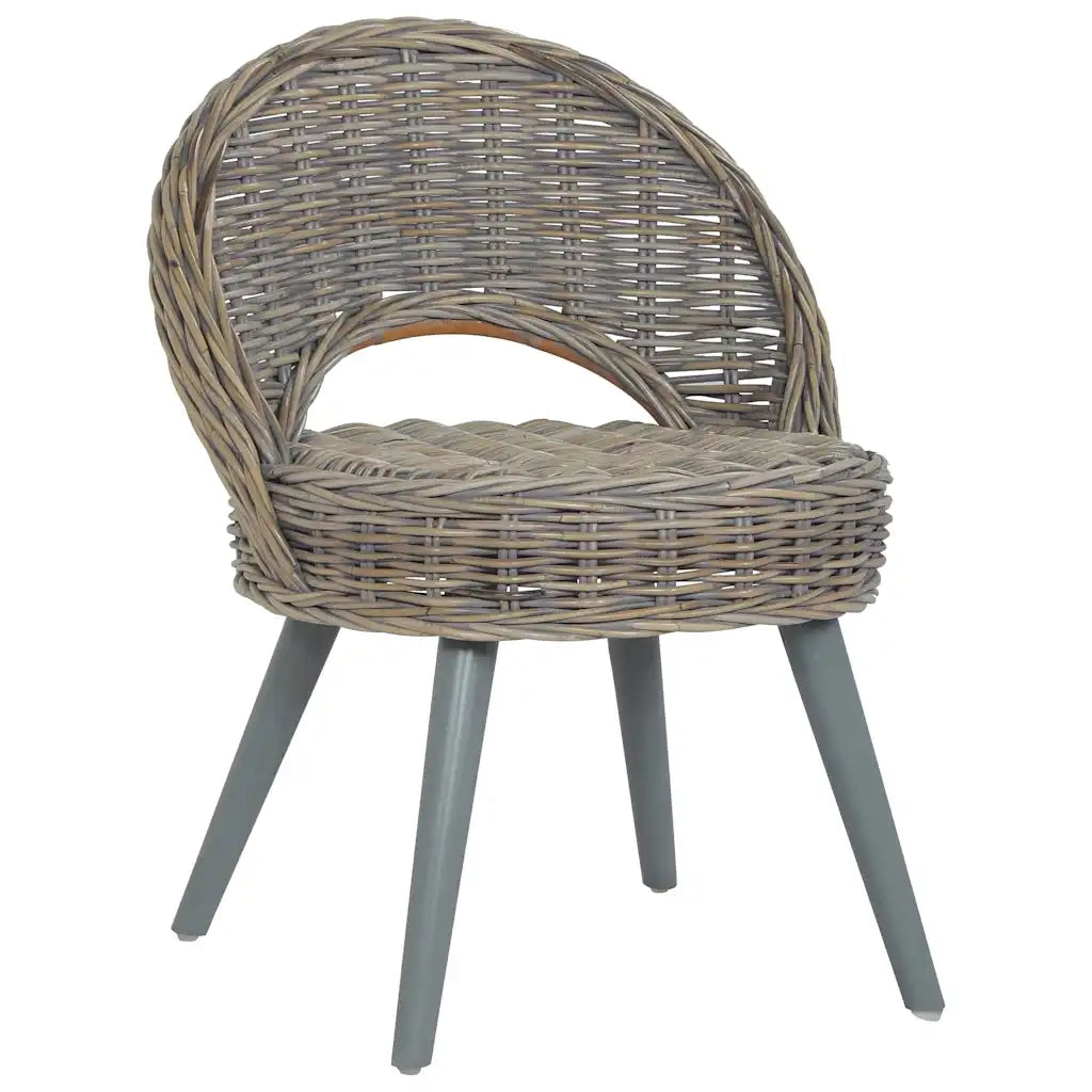 Poltrona in Rattan Kubu Grigia cod mxl 56612