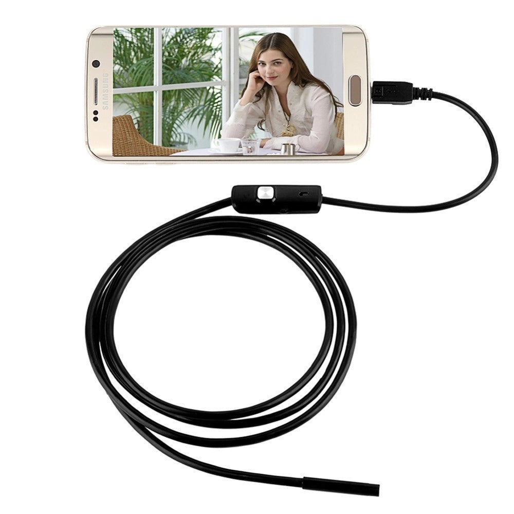 Trade Shop - Telecamera Endoscopica Ispezione Micro Usb Per Android Con Funzione Otg 1.5mt -