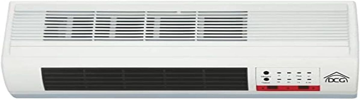 DCG Eltronic TCM 55 stufetta elettrica Bianco 2000 W Riscaldatore ambiente elettrico con ventilatore
