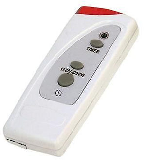 DCG Eltronic TCM 55 stufetta elettrica Bianco 2000 W Riscaldatore ambiente elettrico con ventilatore