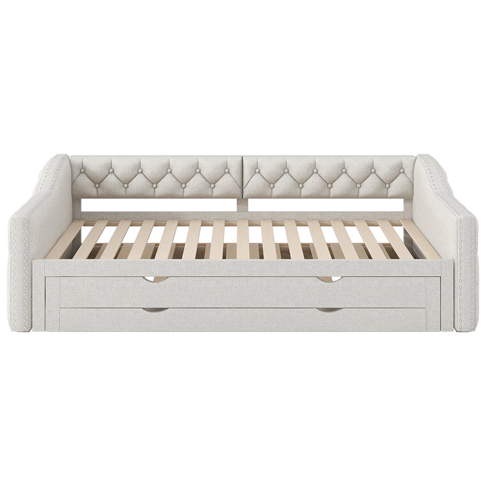 Letto giorno 90x200cm?- Xylo - 3 cassetti LED beige