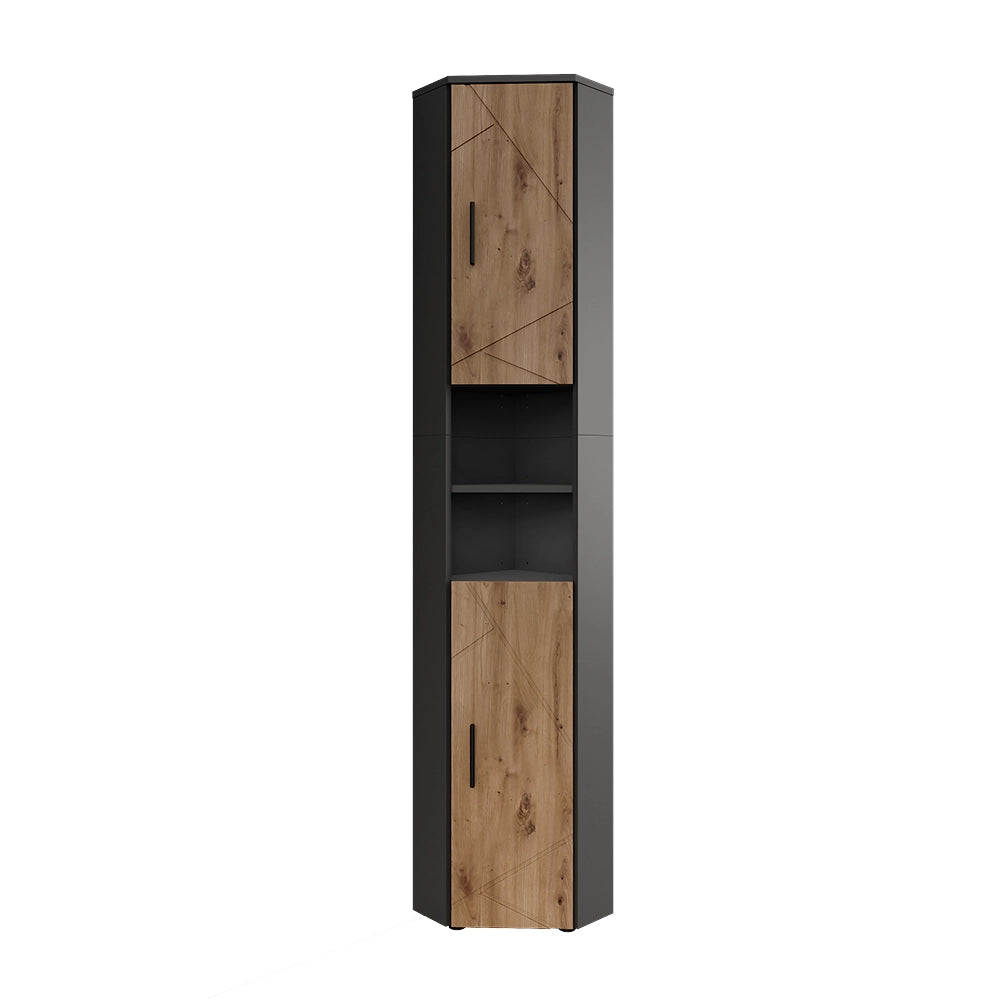 Vicco mobile alto Antracite/Artisan 33 x 192 cm con 2 ante