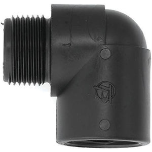 Foglio angolo 90  1,91 cm/filettatura esterna x 1,91 cm/filetto