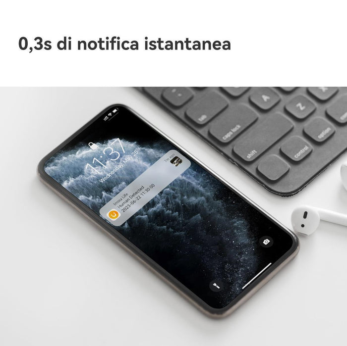 Imou Cell go Full Color Capocorda Telecamera di sicurezza IP Esterno 2304 x 1296 Pixel Soffitto/muro