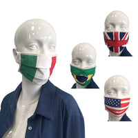 mascherina in tnt lavabile bandiere assortite cod:ferx.22015