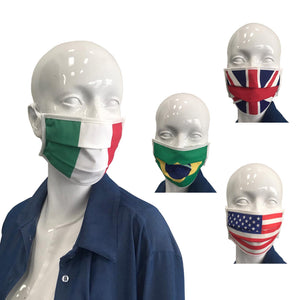 mascherina in tnt lavabile bandiere assortite cod:ferx.22015