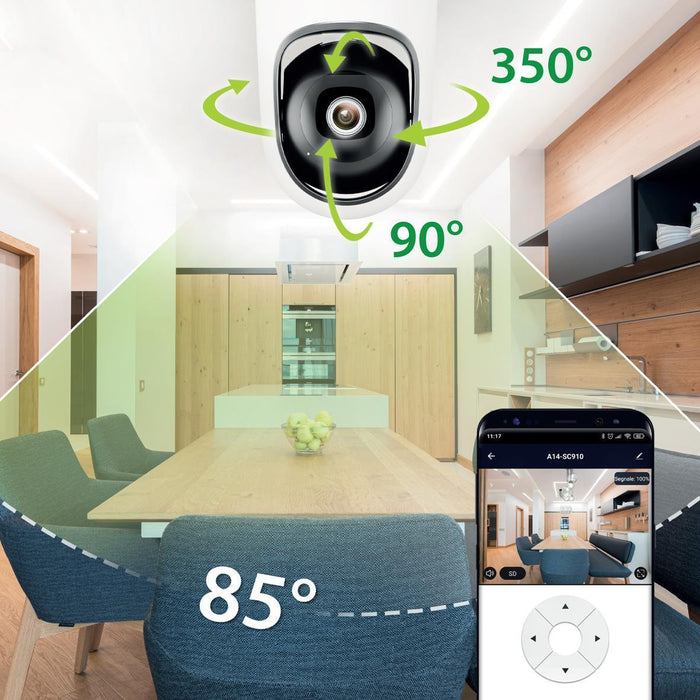 Atlantis Land A14-SC915 telecamera di sorveglianza Tower Telecamera di sicurezza IP Interno Soffitto/Scrivania