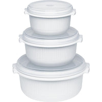 EMSA 459061200 recipiente per cibo Bianco 3 pz