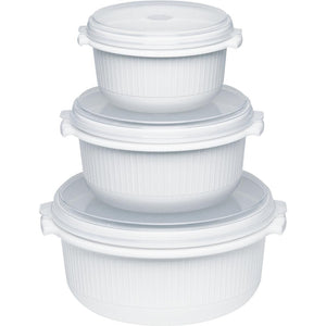 EMSA 459061200 recipiente per cibo Bianco 3 pz