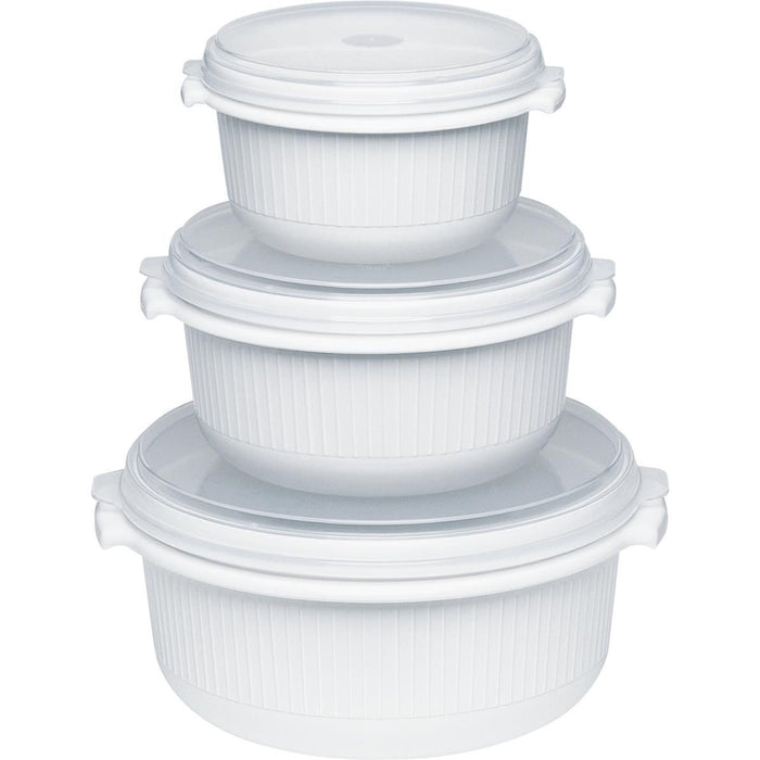 EMSA 459061200 recipiente per cibo Bianco 3 pz