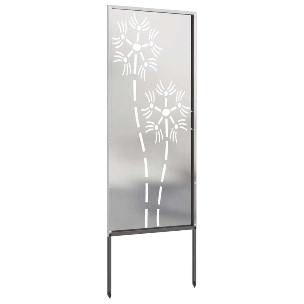 Schermo per privacy in giardino Traforo Argento 50 x 140 cm 876284