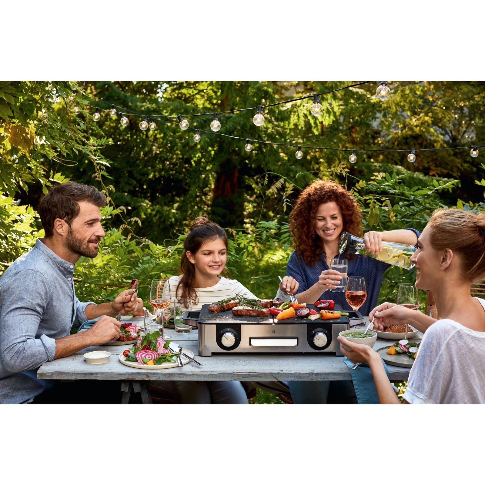 WMF Lono 0415280011 Grill Da tavolo Elettrico Acciaio inox 2400 W