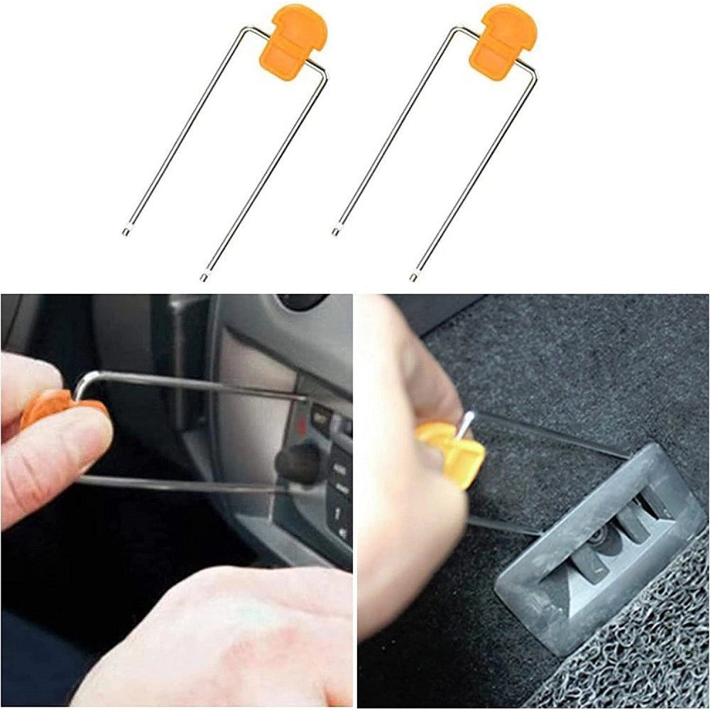 Trade Shop - Kit 10pz Strumento Rimozione Smontaggio Pannelli Auto Autoradio Porta Cruscotto -