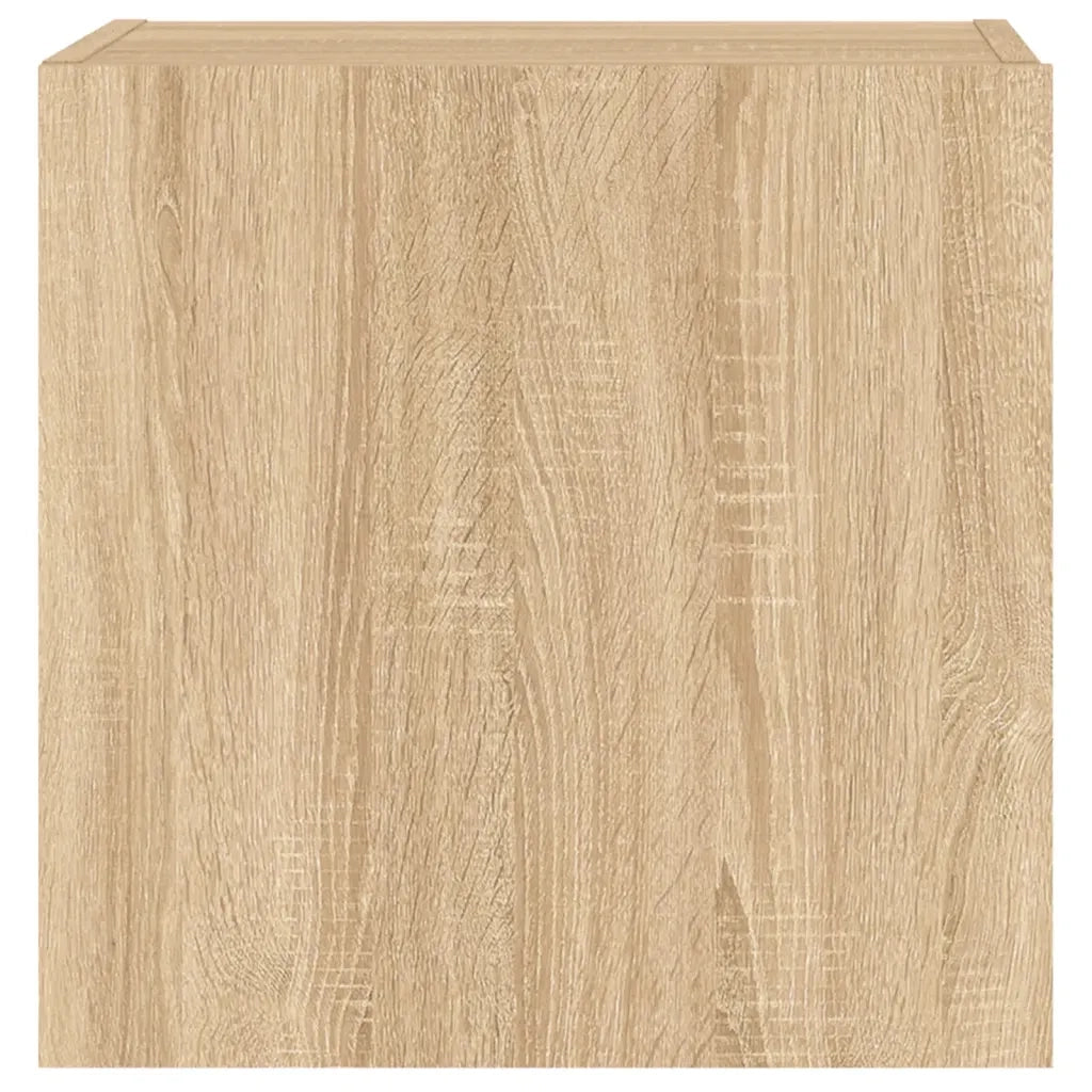 Mobili TV Muro 2pz | Armadietto TV | Mobile Porta TV Rovere Sonoma 40,5x30x40cm Legno Multistrato