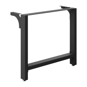 Base per tavolo 100x72 cm verniciatura a polvere nero Telaio per tavoli gambe tavolo