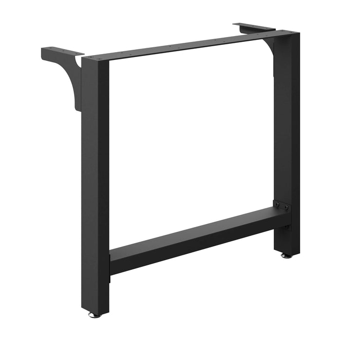 Base per tavolo 100x72 cm verniciatura a polvere nero Telaio per tavoli gambe tavolo
