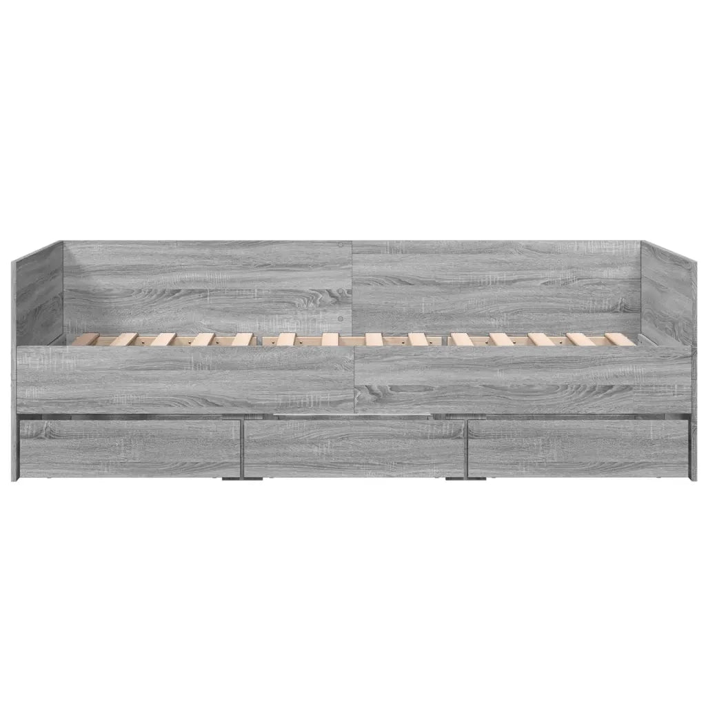 Divano Letto con Cassetti senza Materasso 90x200 cm 3280823