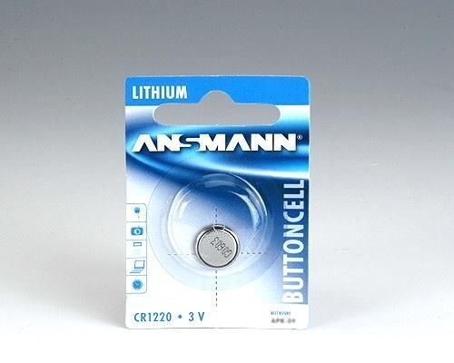 Ansmann Lithium CR 1220, 3 V Battery Batteria monouso Ioni di Litio