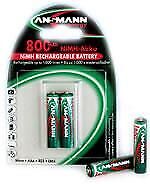 Ansmann Blister 2 X DECT Accu, AA, 800mAh AA / HR6 Nichel-Metallo Idruro (NiMH)