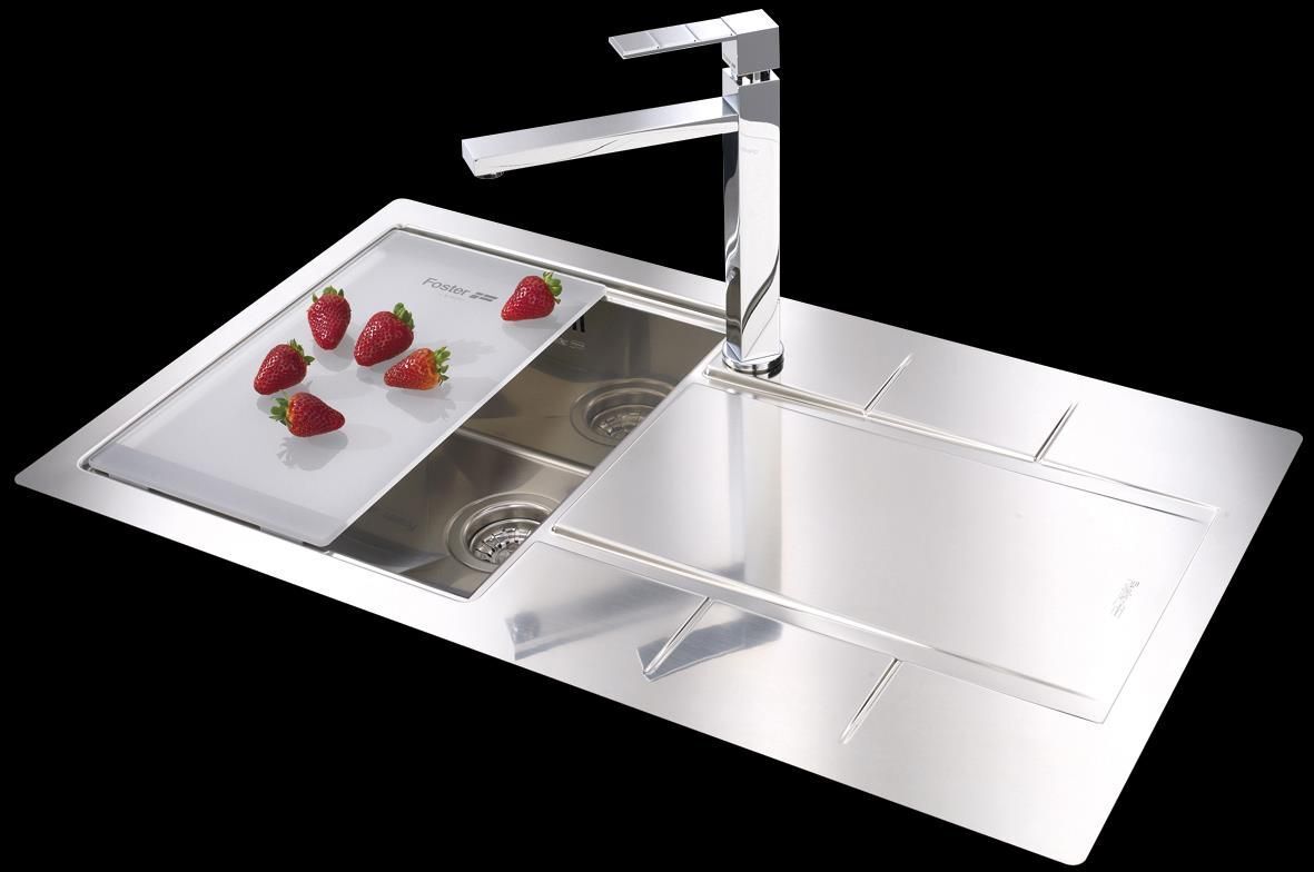 Foster L4 tagliere da cucina Vetro Traslucido