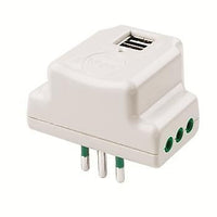 FANTON 87800 adattatore per presa di corrente Tipo L (IT) Bianco